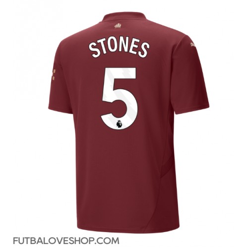 Dres Manchester City John Stones #5 Tretina 2024-25 Krátky Rukáv